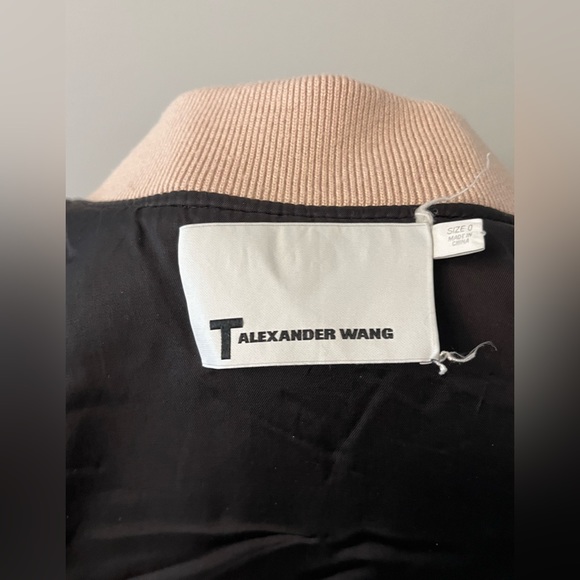 T Alexander Wang satin blush bomber. - Picture 10 of 12